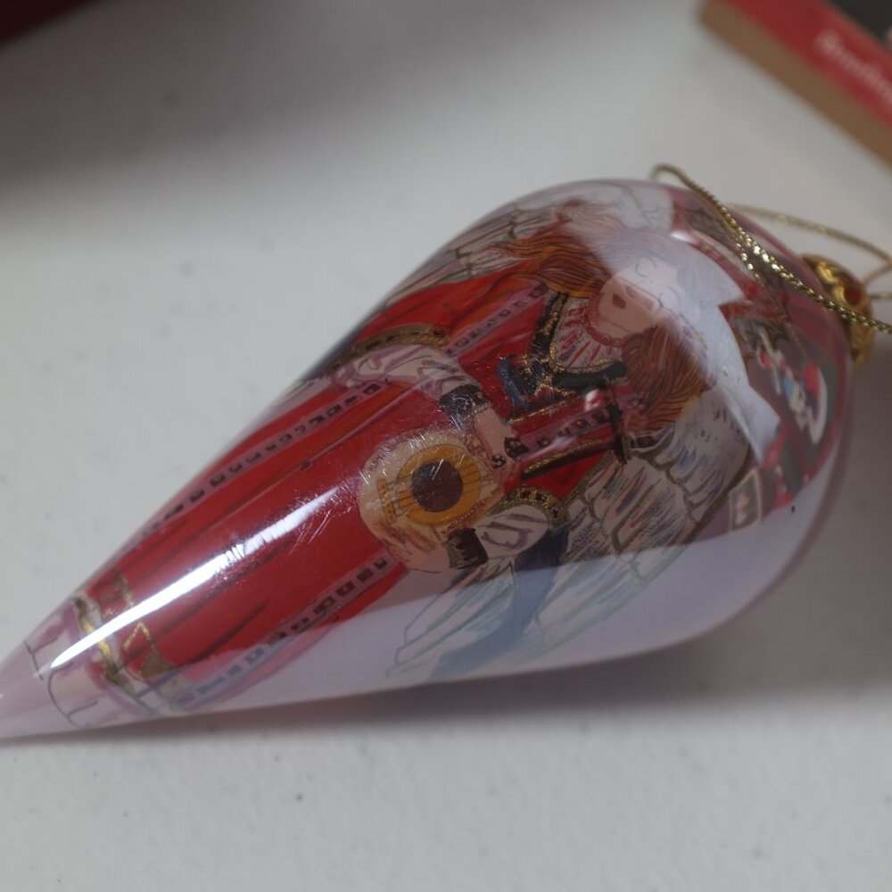Lot 5 Christmas Ornaments Mooy Cow Pier 1 Li Bien 2003 Angel Hallmark Kitten - Picture 5 of 6